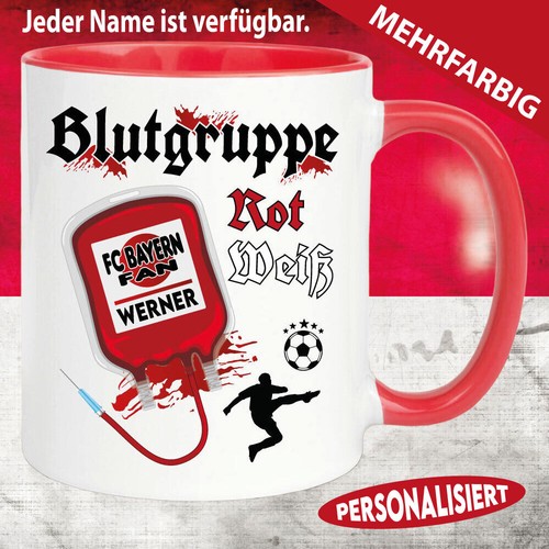 Tasse fußball bayern name - tasse,