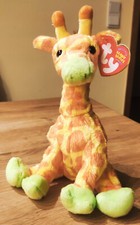 Ty Beanie Babies Giraffiti, die gelb/orange Giraffe Sammlungsauflösung gut