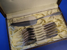 6 Gabeln  Elstawa DDR Besteck  mit Tortenheber-silber Edelst -DDR- OVP top Zust.