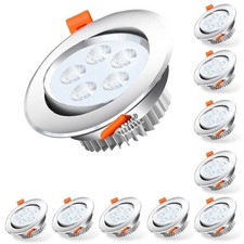 10X LED Einbauleuchte 5W