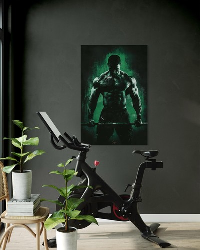 Fitness leinwandbild gym - fitness,