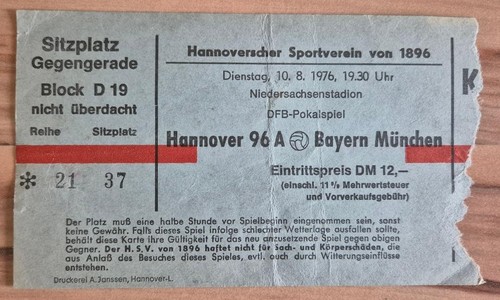 Ticket dfb pokal 76 - ticket, dfb-pokal