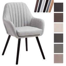 Stuhl Florian Stoff Holzbeine