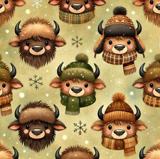 Baumwoll-Jersey "winter faces"