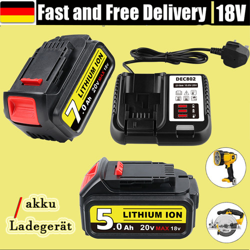 5ah für dewalt dcb184 akku - 5ah,