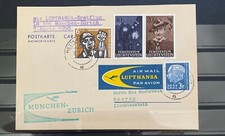 Liechtenstein - Flug Lufthansa München - Zürich 1. April 1958