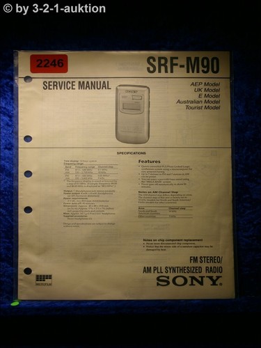 Sony service manual srf - manual,