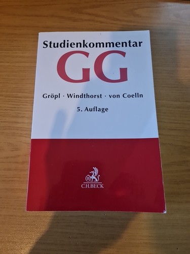 Grundgesetz studienkommentar - grundgesetz:,