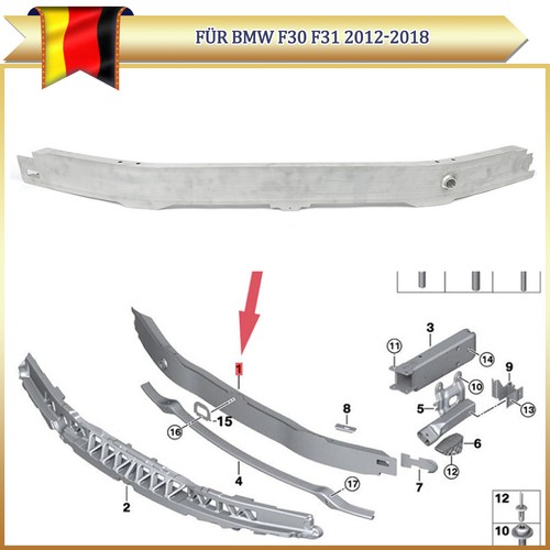 Vorne stoßstange träger - vorne,