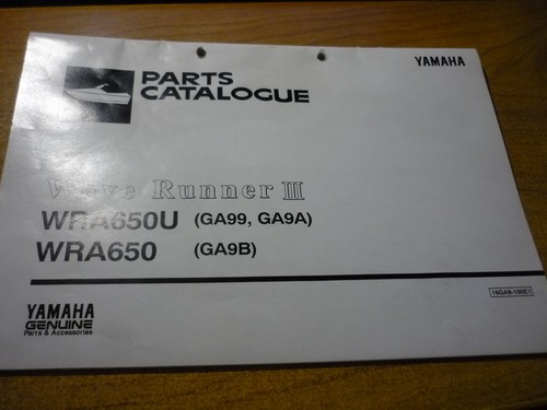 Yamaha parts catalogue - parts,