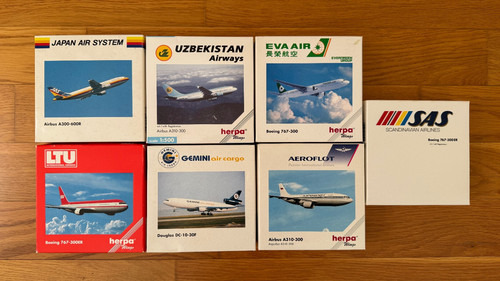 Teiliges set herpa wings - 7-teiliges,