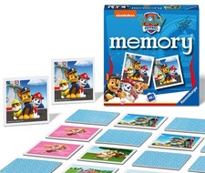 Ravensburger Paw Patrol Mini Memory Game - Matching Picture Snap Pairs Game for 