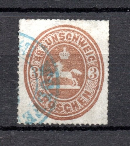 Braunschweig 1865 freimarke - braunschweig,