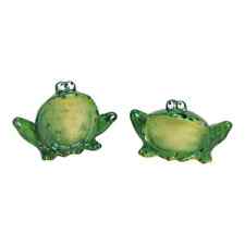 Frosch " Froggy" glänzend Deko Figur Keramik Geschenk Garten 14 cm (#348 )