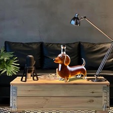 Dackel hund form glas whisky - hund,
