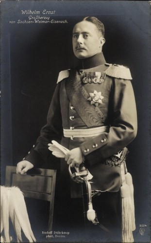 Großherzog wilhelm ernst - ak,