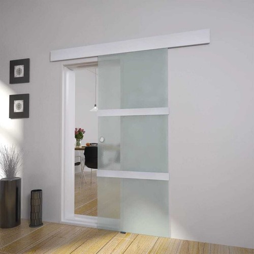 Schiebetür glas und aluminium - schiebetür,