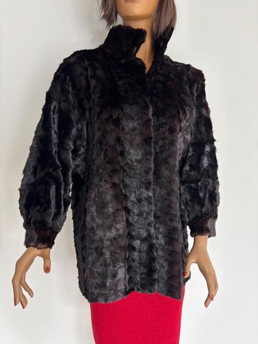 Pelzjacke persianer glatt - pelzjacke,