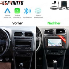 Android 15 Autoradio Apple Carplay für VW Polo 6R 6C V 2009-2017 GPS Navi 2+64GB