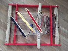 großer Webrahmen Schulwebrahmen Kinderwebrahmen Holz Webbreite 23cm