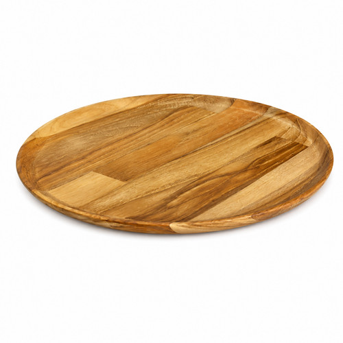 Holzteller teakholz cm - Ø, 25
