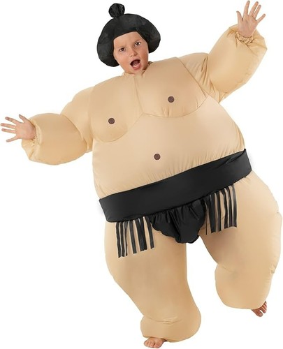 Kinder schwarz aufblasbar sumo - kinder,
