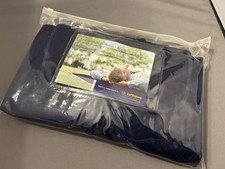 LUFTHANSA PICKNICK-DECKE / FirstClass BusinessClass NEU unbenutzt blau