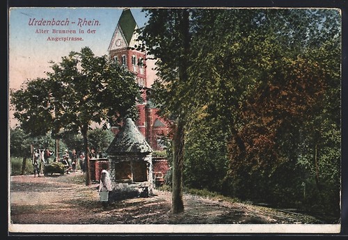 Ansichtskarte urdenbach rhein - ansichtskarte, urdenbach-rhein