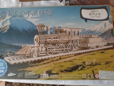 3D Holzpuzzle Eisenbahn Neu