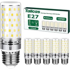 E27 LED Kaltweiß Birne, 6000K