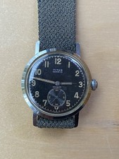 Vintage Titus Genève Militär Uhr Eta 810 Werk Funktioneert