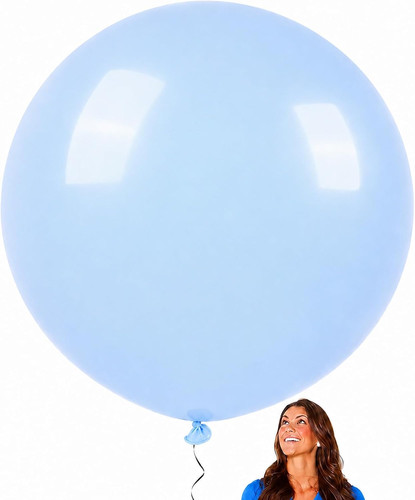 Xxl luftballons blau - luftballons, 90cm/36