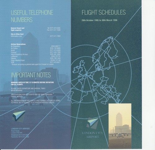 Flugplan london city airport - london,