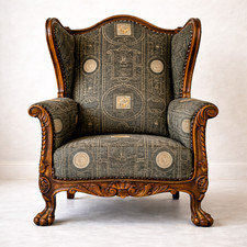 Antiker Sessel Ohrensessel neu