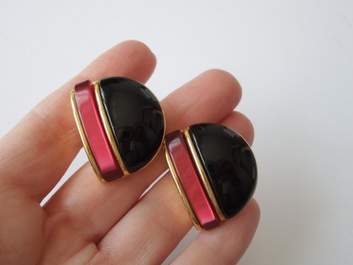 Vintage ohrclips goldfarben - vintage,