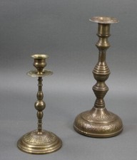 Alte Messing Leuchter Punze