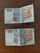 Italien - Banknote Geldschein 1000 Lire - 1990 - Papiergeld echt