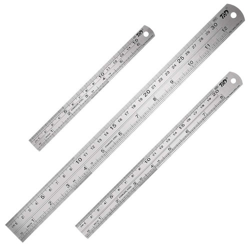 Stücke metall lineal - metall,