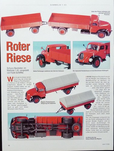 Magirus pritschen lkw - pritschen-lkw, 1-43