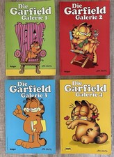 Jim Davis * DIE GARFIELD GALERIE  Nr. 1 - 4 * 80er Jahre Auflage * KRÜGER Comics