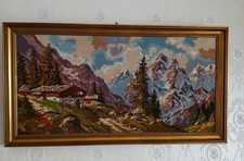 Gobelinbild mit Rahmen