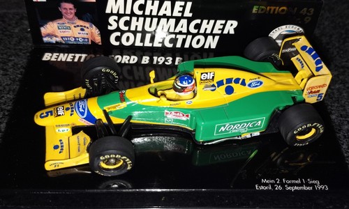 Minichamps benetton ford - minichamps, b193b
