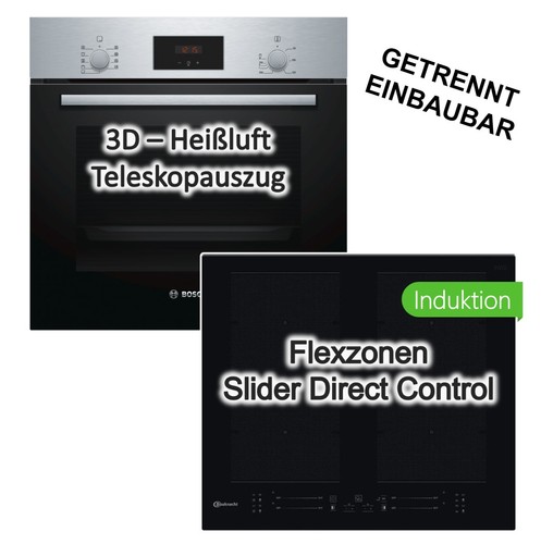 Herdset bosch backofen - bosch, auszug+