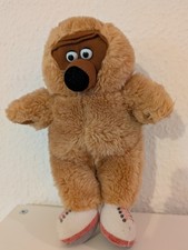 Igel Samson Sesamstraße Plüschtier Stofftier 23cm Braun 90er Jahre Vintage Rar