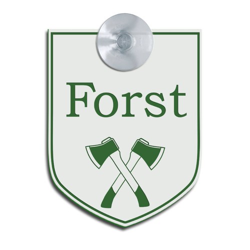 Forst graviertes schild - forst,
