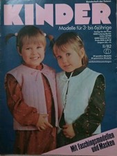 Vintage Zeitschrift Nähen und Stricken-Fasching Kinder 3- 6 jährige DDR aus 1982