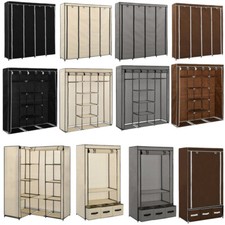 Kleiderschrank Faltschrank Stoffschrank Campingschrank Garderobe Schrank Regal