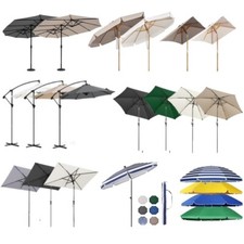 Sekey Sonnenschirm Rechteckig Ampelschirm Balkon Garten Terasse Camping