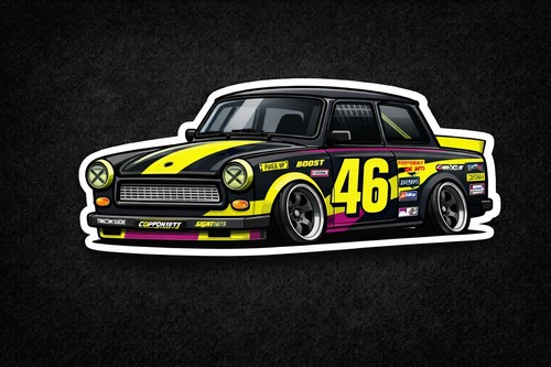 Ddr auto tuning racing - tuning, sticker