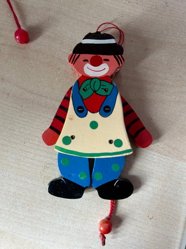 Hampelmann clown holz 10 - ,